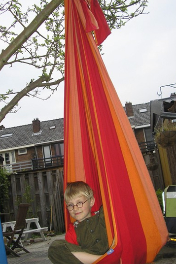 draagdoek als schommel