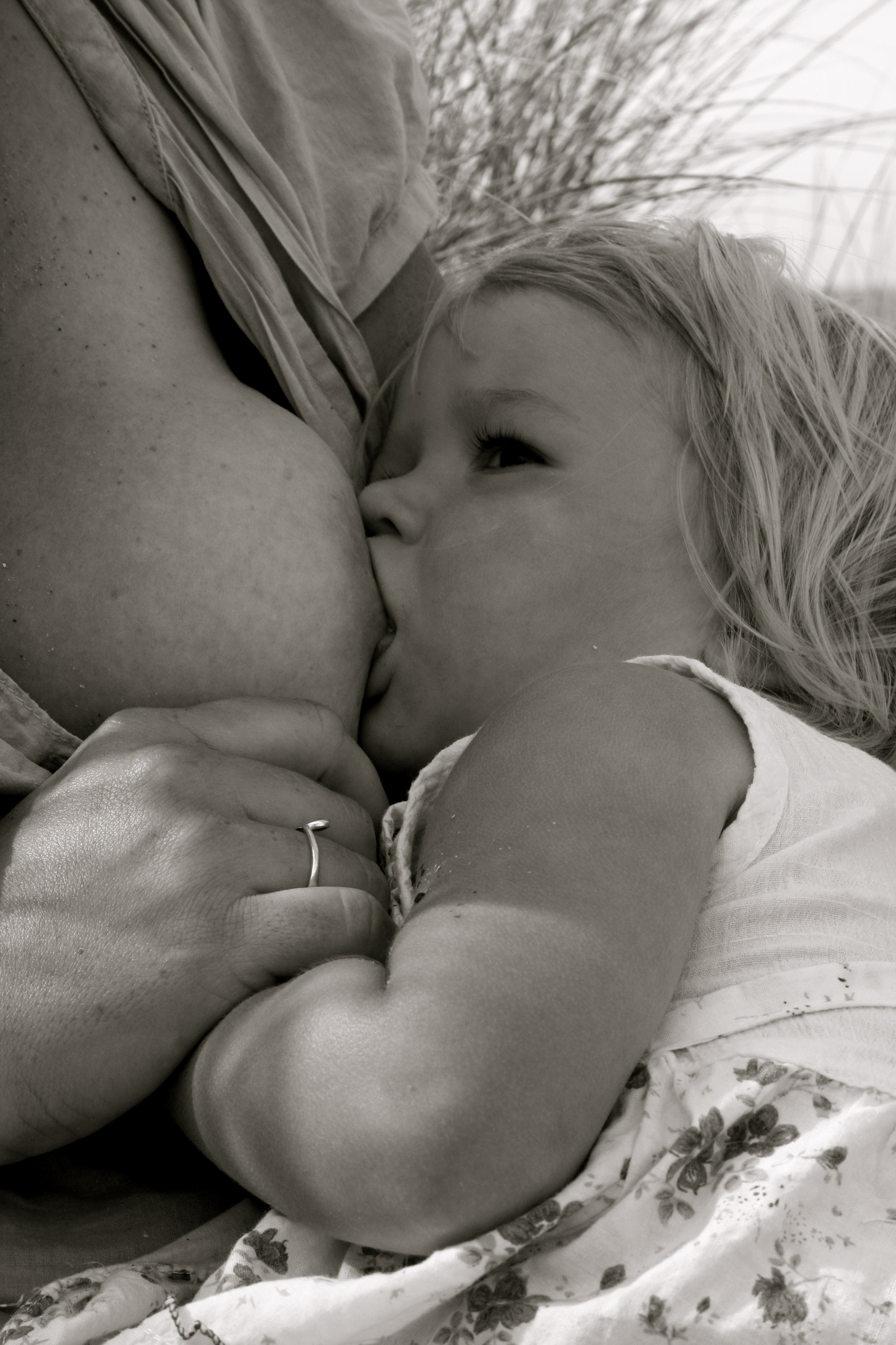 Peuters willen borstvoeding