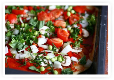 recept voor homemade pizza